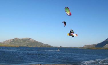 Cours de kitesurf à Thessalonique, Grèce