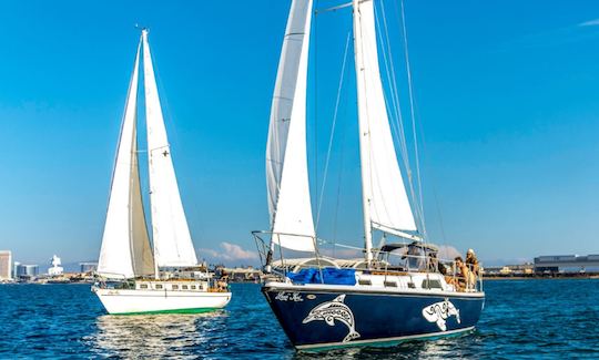 Experience Sailing in San Diego with a Captain onboard a large private Sailboat