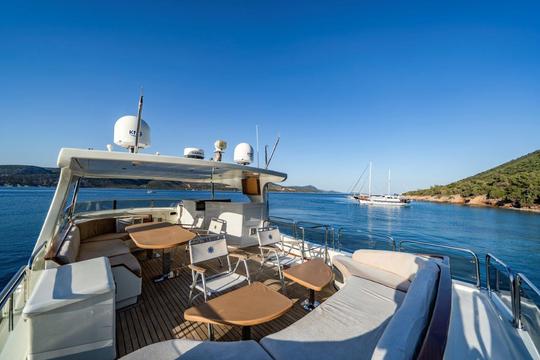 Premium 20-Meter Trawler Yacht - Explore the Turquoise Coast in Style!