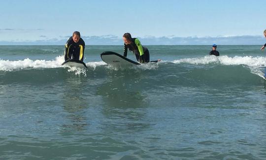 Surf Lessons in Christchurch, New Zealand