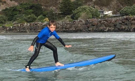 Surf Lessons in Christchurch, New Zealand