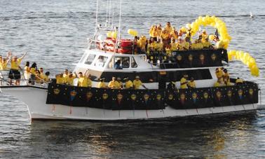 Charters privés sur un bateau à passagers de 70 pieds au large d'Atlantic City, New Jersey