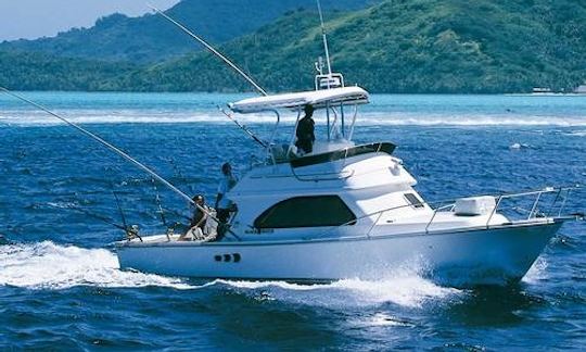 Bora Bora Fishing Charter On 34ft "Luna Sea"  Fishing Yacht with Captain Tepoe