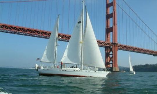 under the Golden Gate Bridge