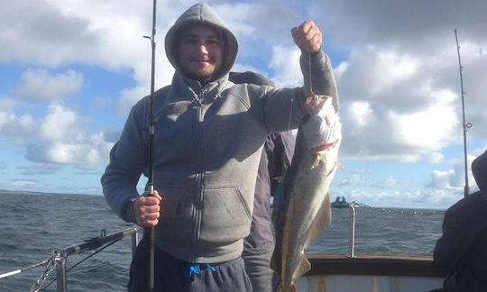 Fishing Trip Charter On Isle of Aran on Atlantic Ocean or Shannon Estuary 