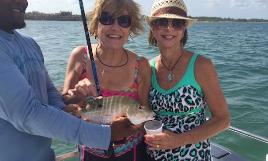 Private Cap Cana Sandbar & Snorkel on Center console 