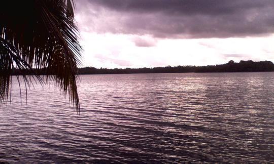 Safari por la laguna de Dodanduwa en Sri Lanka