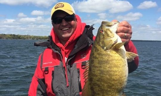 Service de guide de pêche expérimenté à Mille Lacs Lake, Minnesota