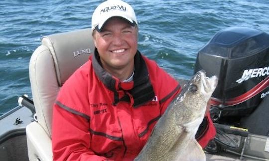 Service de guide de pêche expérimenté à Mille Lacs Lake, Minnesota