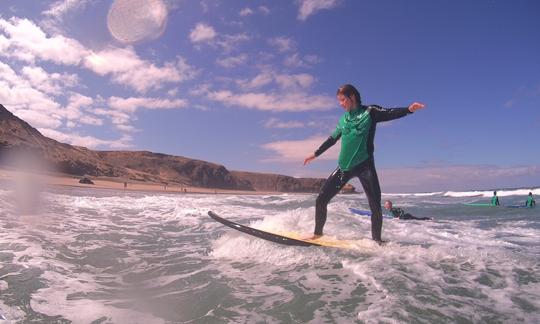 Aulas de surf em La Pared, incluindo embarque em Morro Jable, Jandía, Esquinzo e Costa Calma