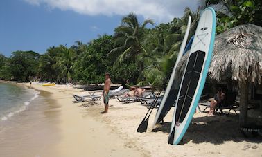 Stand Up Paddleboard Rental and Lesson in West End, Honduras