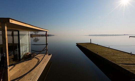 Live on 3 Bed Rooms Houseboat with Floating Terrace in Mielno, Poland