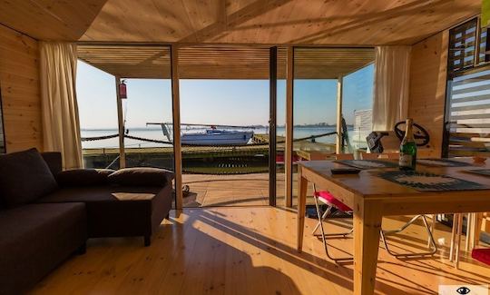 Live on 3 Bed Rooms Houseboat with Floating Terrace in Mielno, Poland