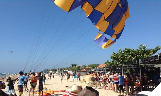 Parasailing Adventure Over the Indian Ocean