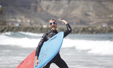 Aulas de surf para iniciantes em Gran Canaria!