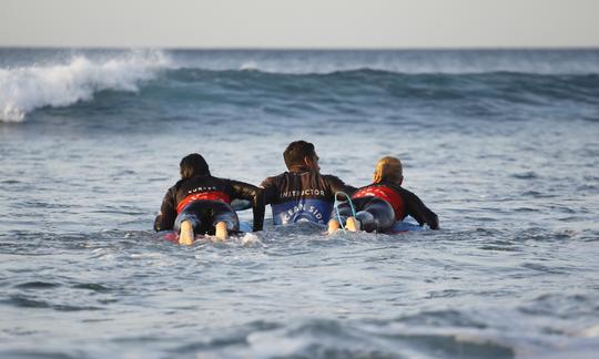 Cours de surf pour débutants à Gran Canaria !