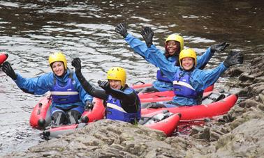 River Bugging on The River Tummel, Scotland