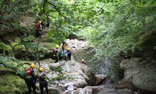 Canyoning in the Keltneyburn with Splash White Water Rafting Aberfeldy.