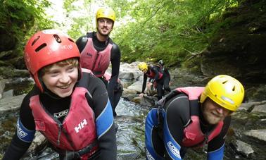 Rafting et canyoning à Aberfeldy, Écosse