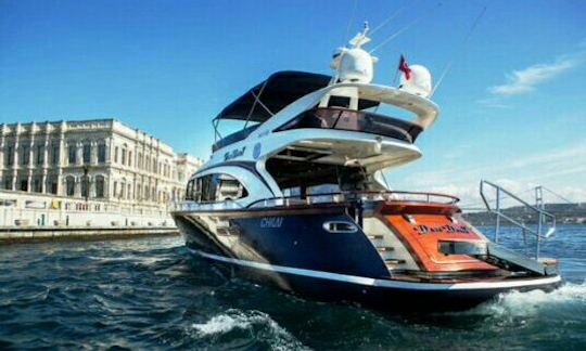 Spend the day in the beautiful sea of İstanbul, Turkey with this luxury motor yc