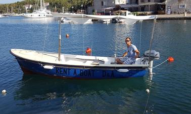 Rent a 5 person Dinghy in Vrboska, Dalmatia for Island Hopping Fun