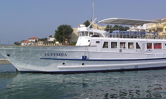 Enjoy Sightseeing in Rab, Croatia on 79' Passenger Boat