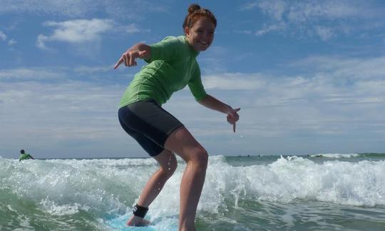 Disfruta de clases de surf en Aquitania, Francia