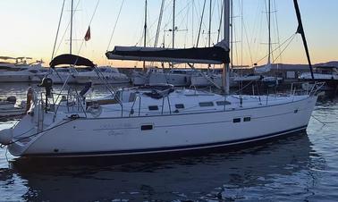 Charter 42' Oceanis Cruising Monohull for 10 People in Messina, Italy