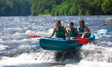 Three Seater Canoe for River Tours in Nouvelle-Aquitaine, France