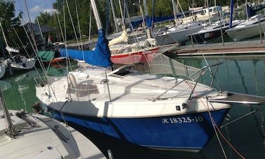 Veleiro de cruzeiro de 24' para alugar em Lago Balaton, Hungria