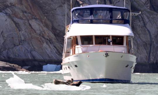 Location de yacht à moteur de 65 pieds à Juneau, en Alaska