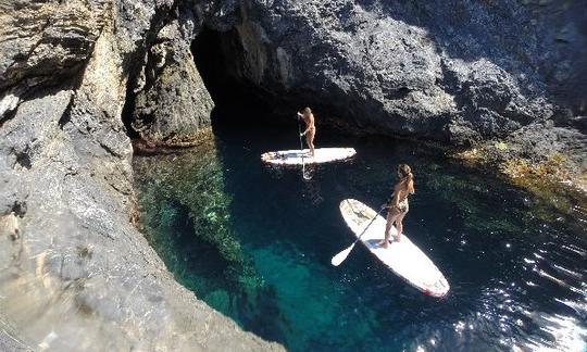 Disfrute de viajes y alquileres de tablas de remo en Carqueiranne, Francia