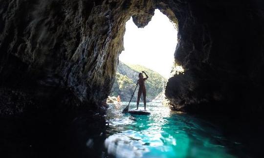 Disfrute de viajes y alquileres de tablas de remo en Carqueiranne, Francia