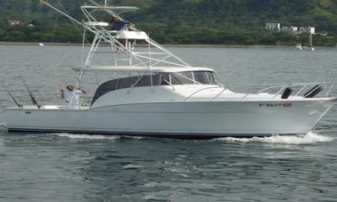 Playa Flamingo Fishing Charter on 37' Chris Craft Yacht