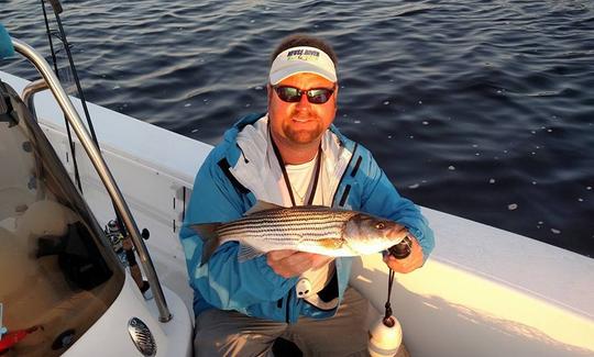 New Bern Inshore Fishing Charter on 22' Bay Boat