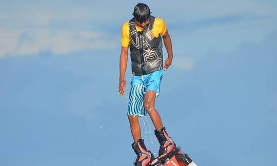 Enjoy Flyboarding in Jatiasih, Indonesia