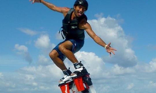 Enjoy Flyboarding in Jatiasih, Indonesia