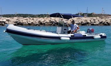 Rent 21' Clubman 21 Rigid Inflatable Boat in Santa Maria di Leuca, Puglia