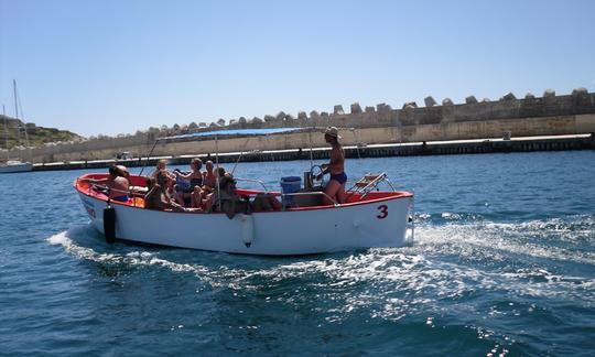 Consola central Charter 26' Gozzo 8.0 em Santa Maria di Leuca, Apúlia