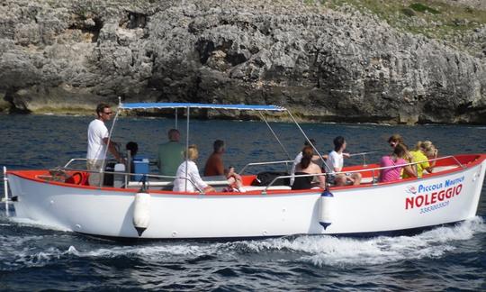 Consola central Charter 26' Gozzo 8.0 em Santa Maria di Leuca, Apúlia