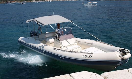 Rent 28' Joker Clubman 300hp Rigid Inflatable Boat in Hvar Town