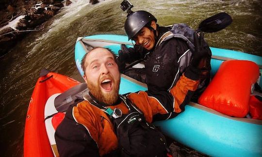 Inflatable Kayak Adventure in Skookumchuck, British Columbia