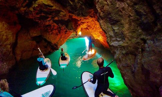 Passeios, aulas e aluguel de stand up paddleboard em Sagres