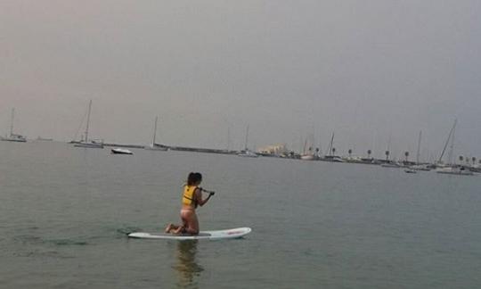 Leçon de SUP à Cascais, Portugal