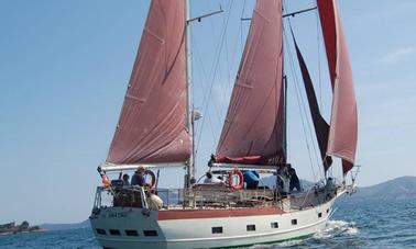 Alquiler de vela en una goleta «Tina» de 60 pies en Pollença, España