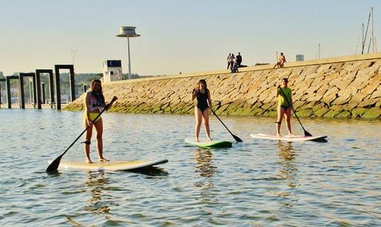 Disfruta de clases de surf de remo en Vila Nova de Gaia, Portugal