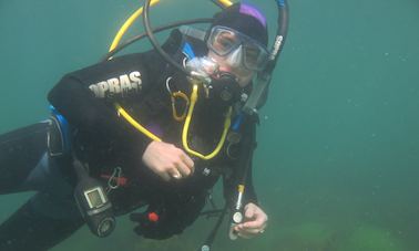 Diving in Black Sea (Romania and Bulgaria) - diving from the sea shore. No boat!