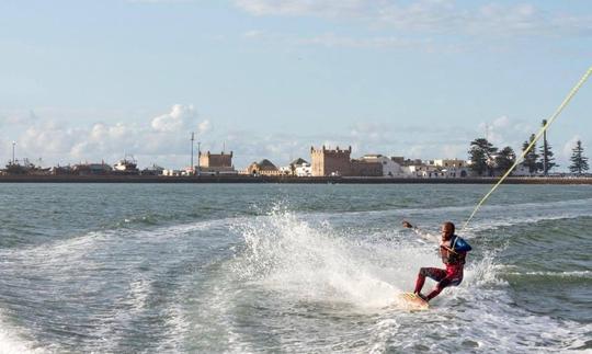 Desfrute de kitesurf em Essaouira, Marrocos