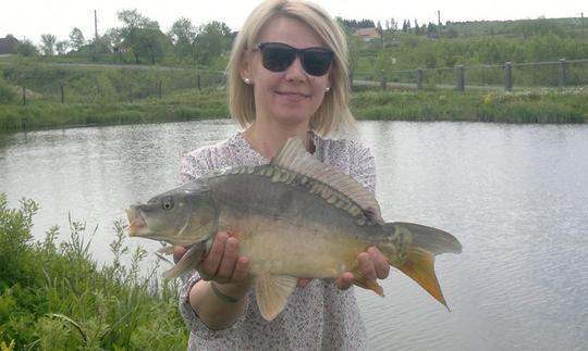 Viaje de pesca con mosca en el río Mures en Toplita, Rumania