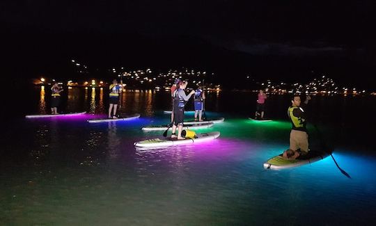 NightSUP Guided Night Paddle boarding in Akaroa, New Zealand